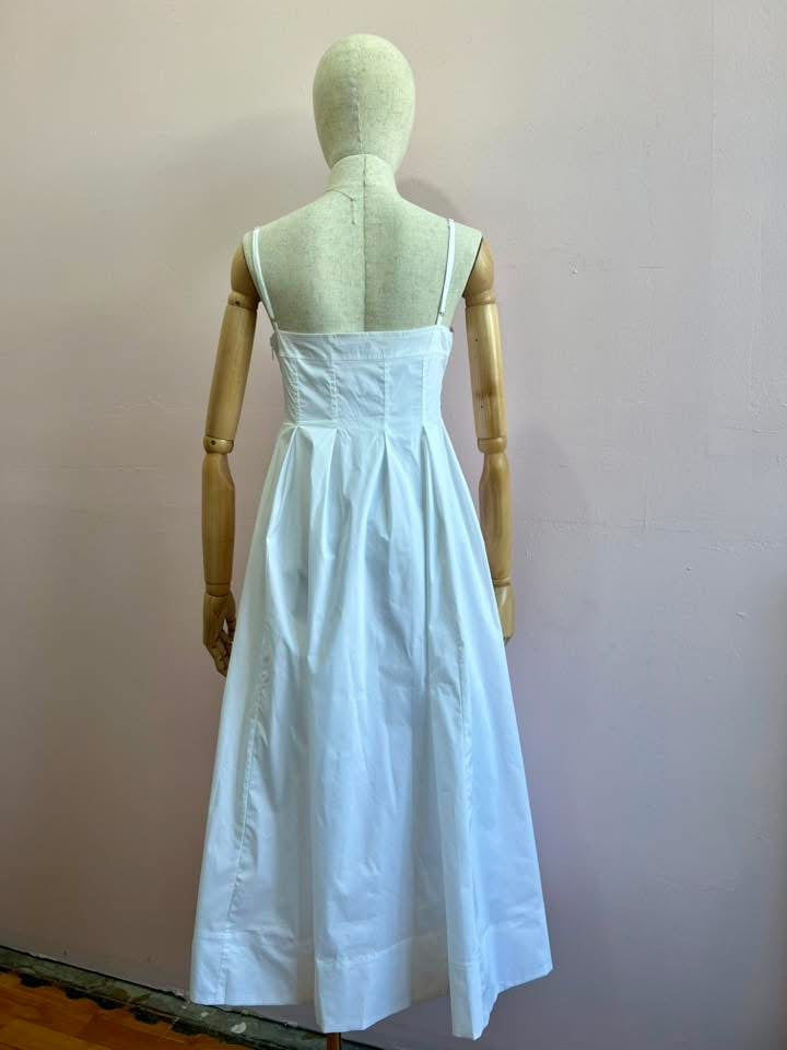 Vestido de tirantes blanco #11939