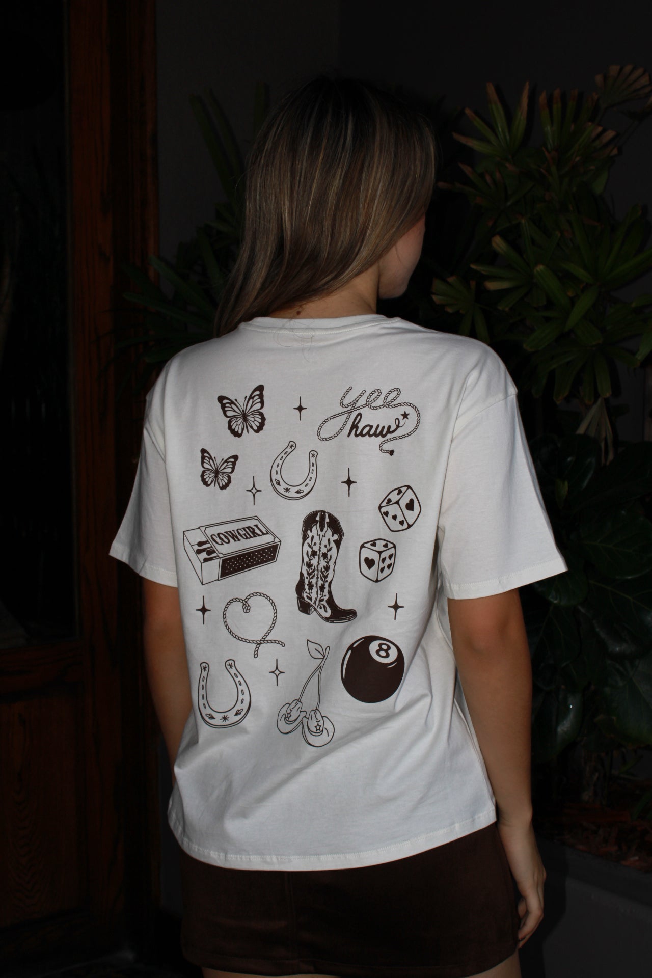 Camiseta de bota vaquera #11487
