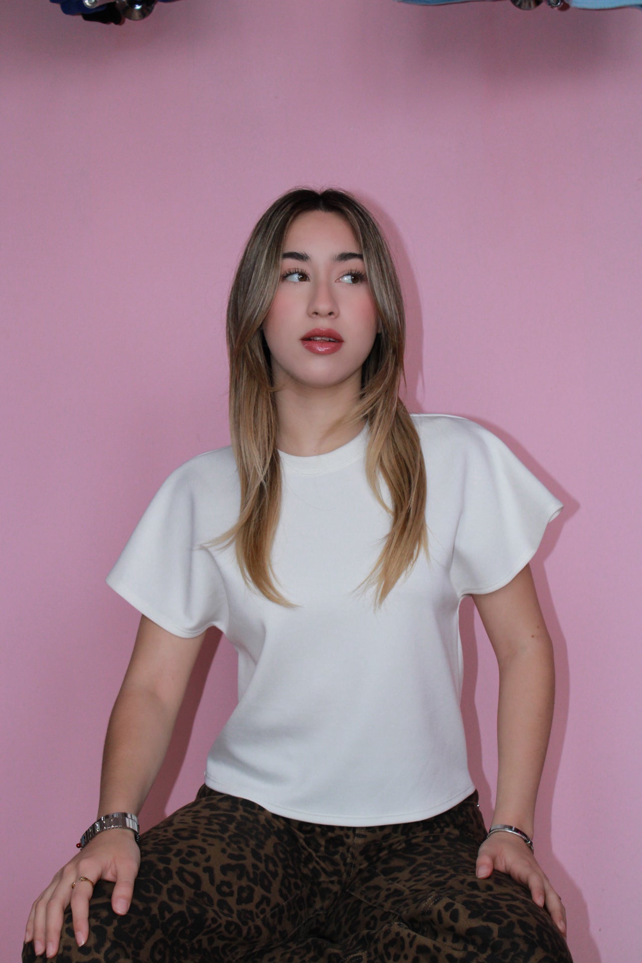 Blusa, color blanco #10955