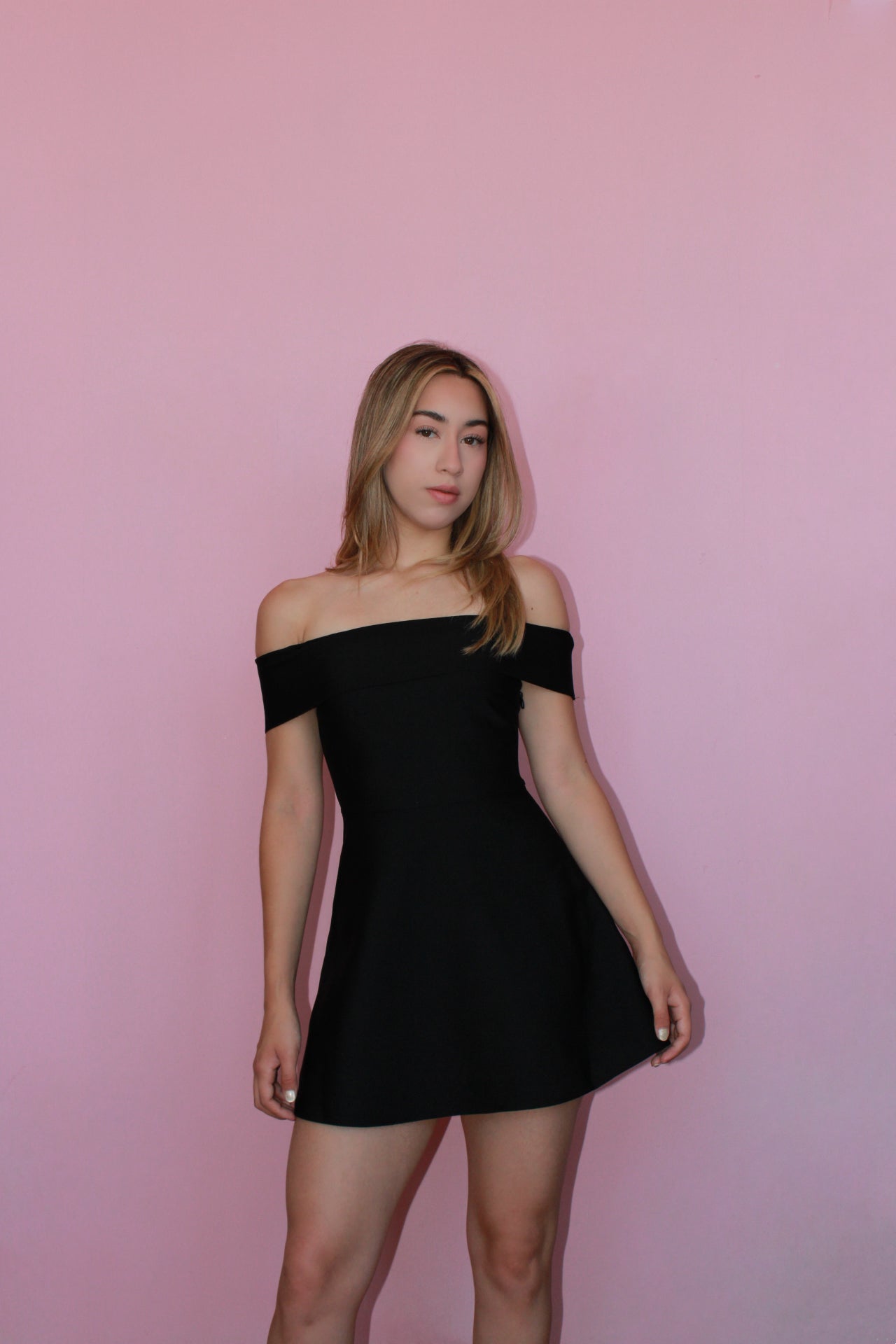 Vestido off shoulder megro bandage corte A #11353