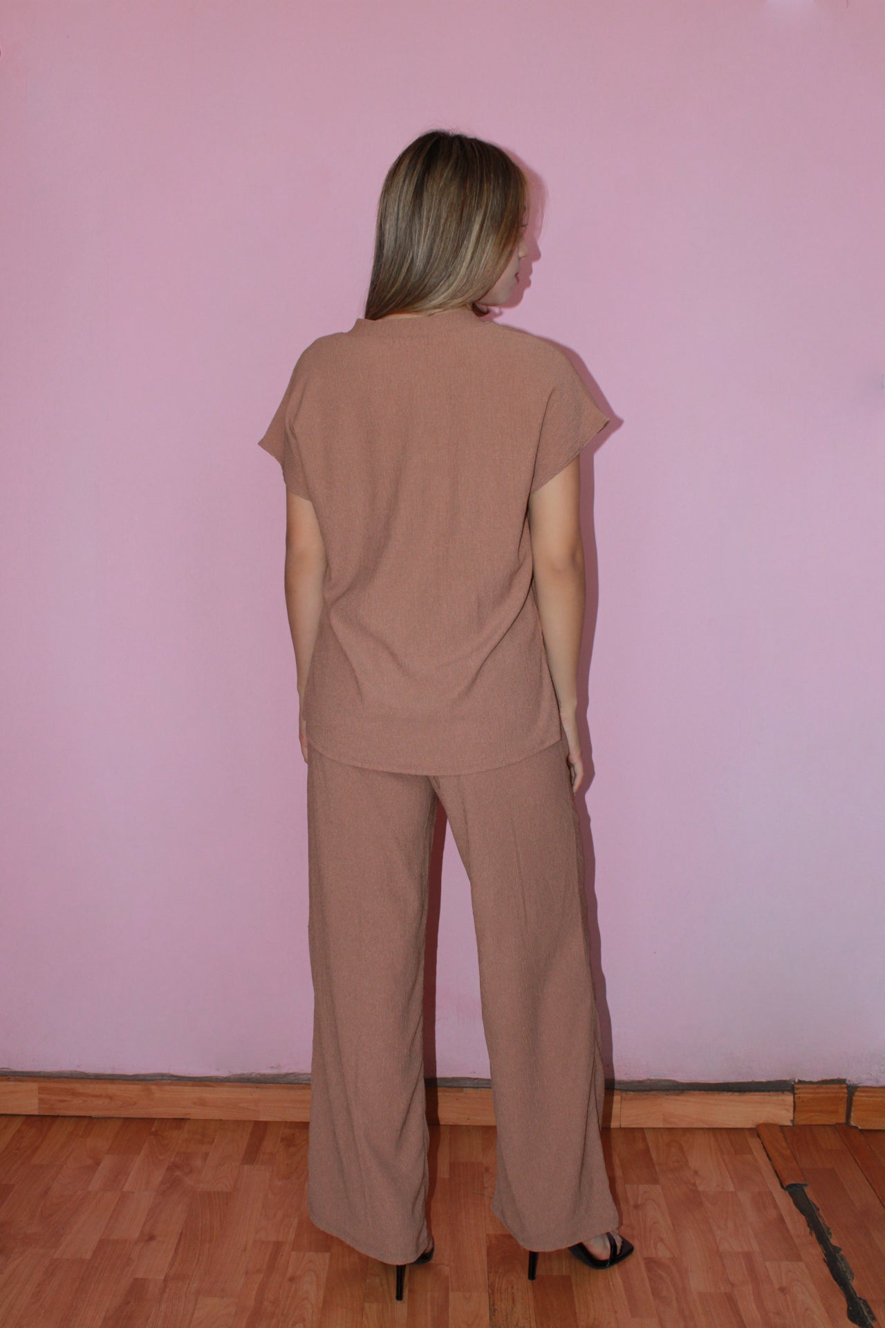 Set color mocha casual #11364