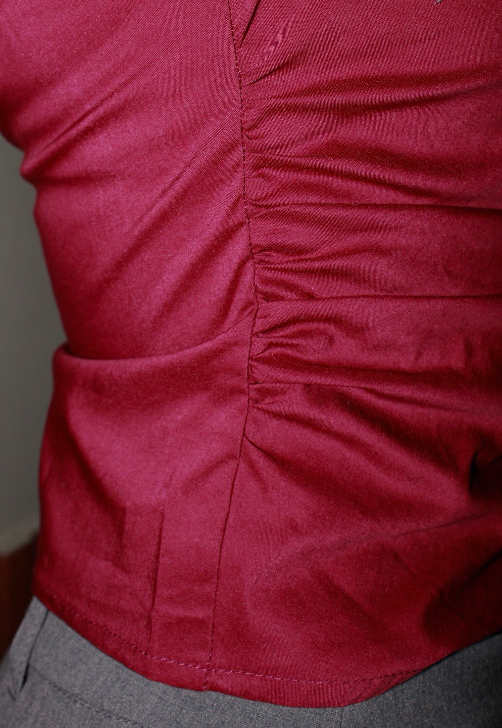 Blusa, guinda #11425
