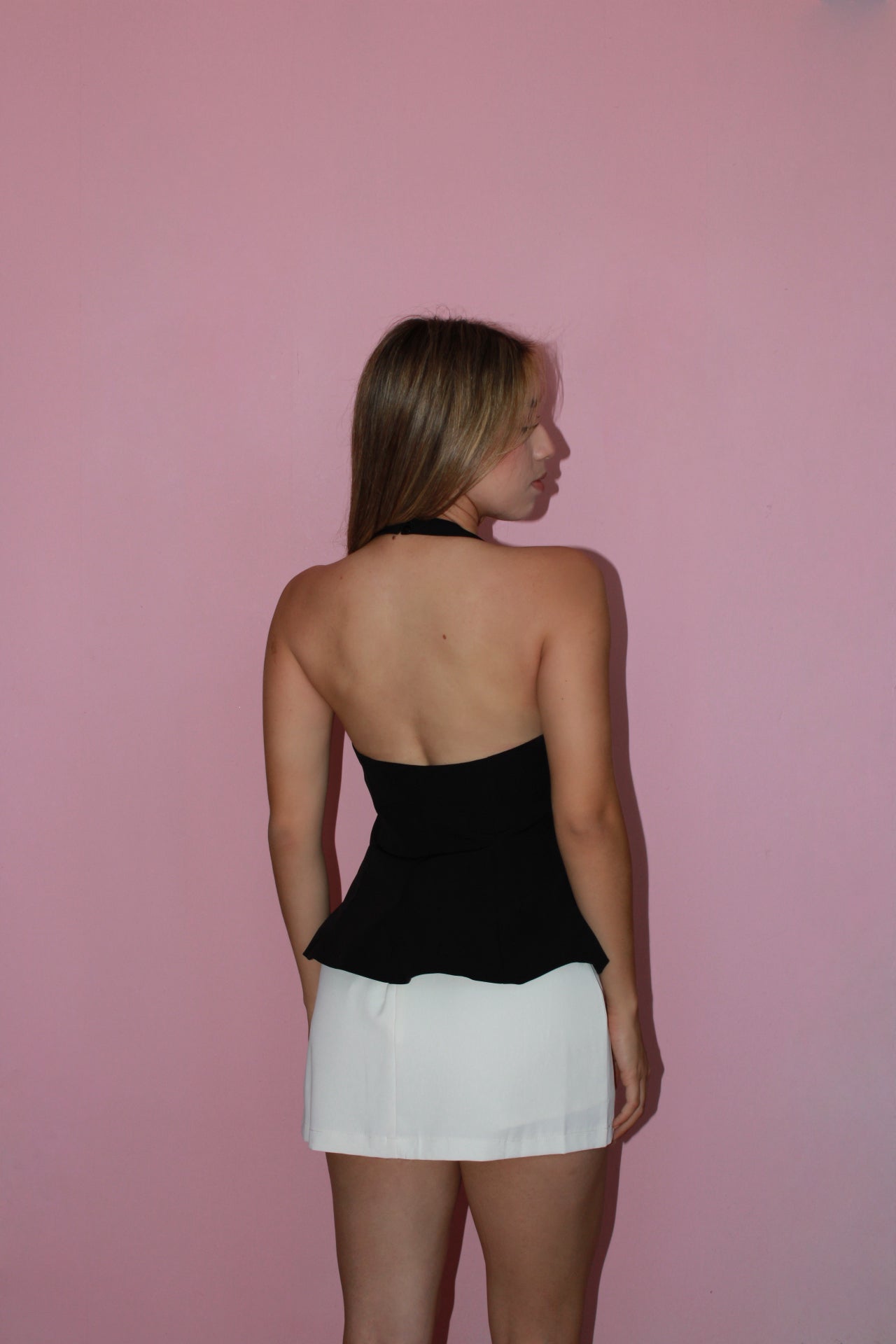 Top Negro Halter #11390