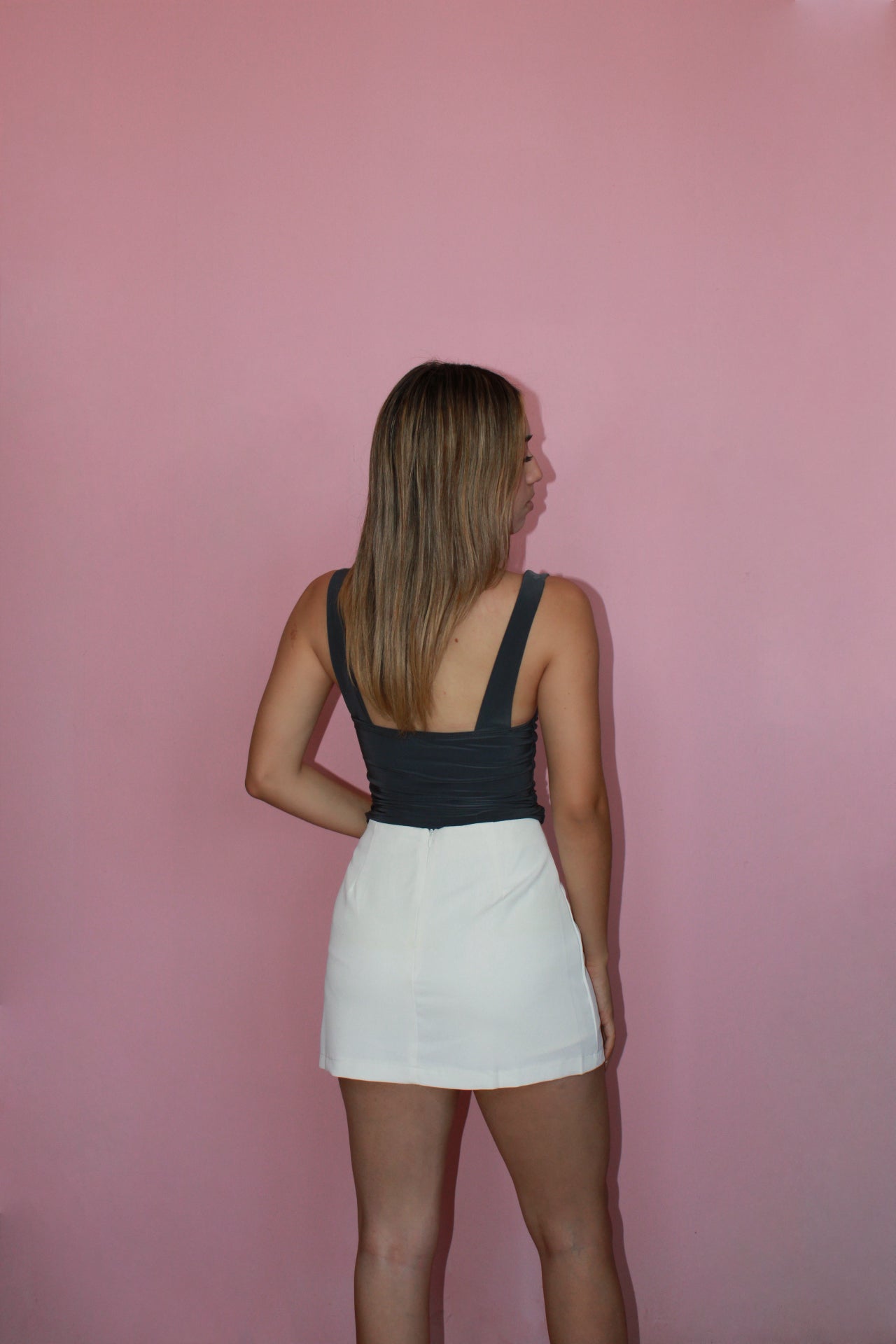 Blusa lycra gris #11386