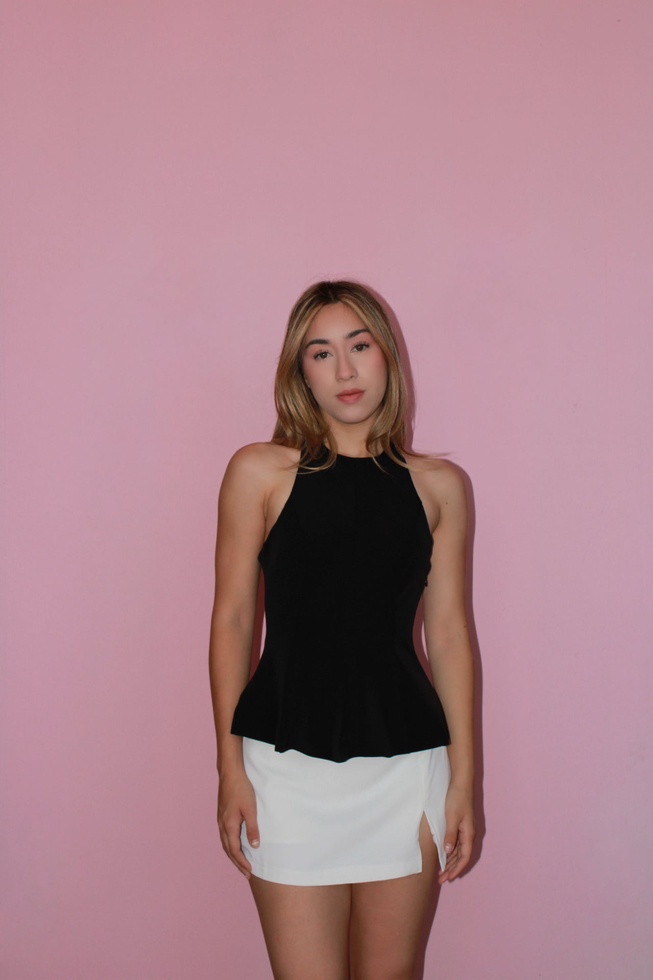 Top Negro Halter #11390