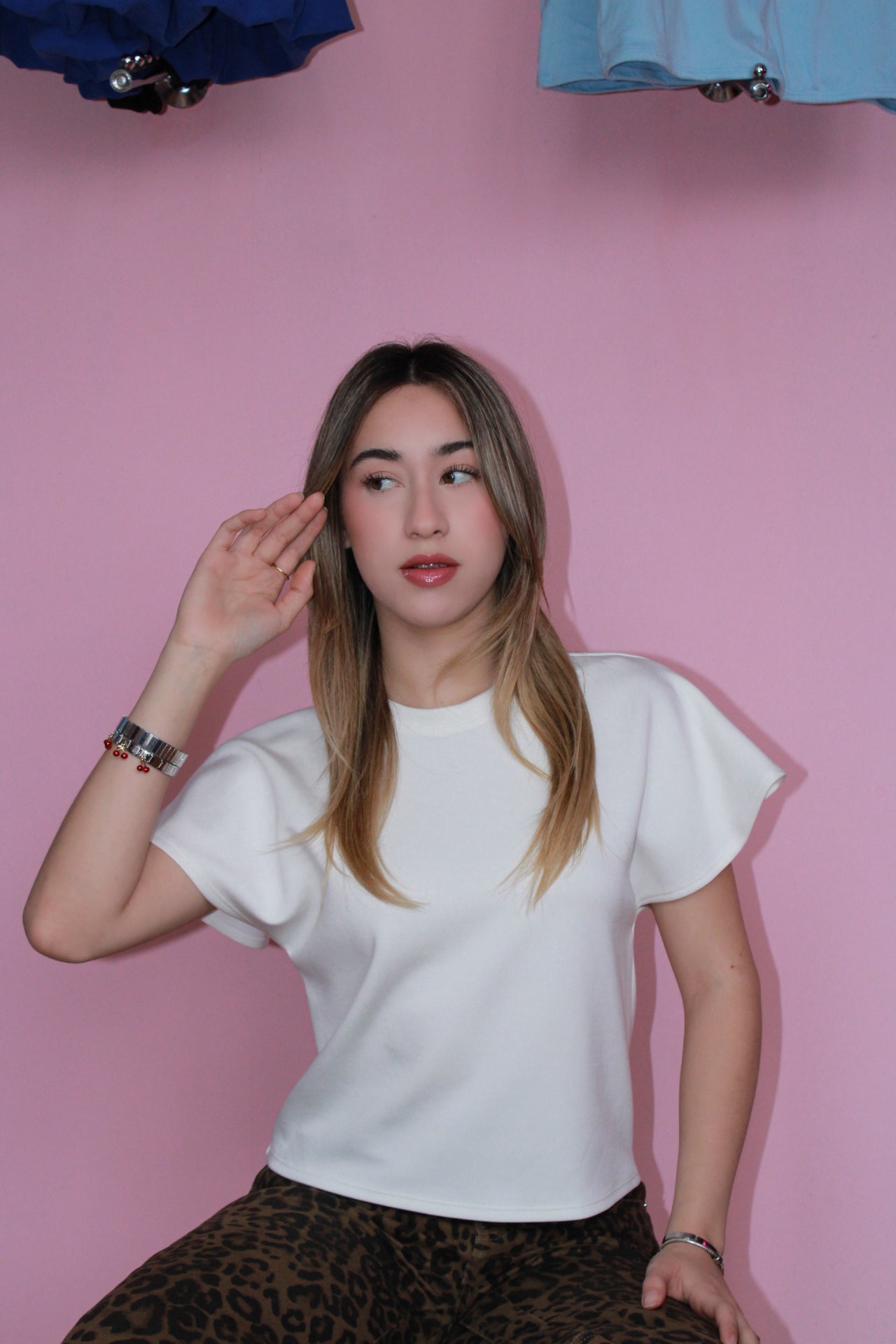 Blusa, color blanco #10955