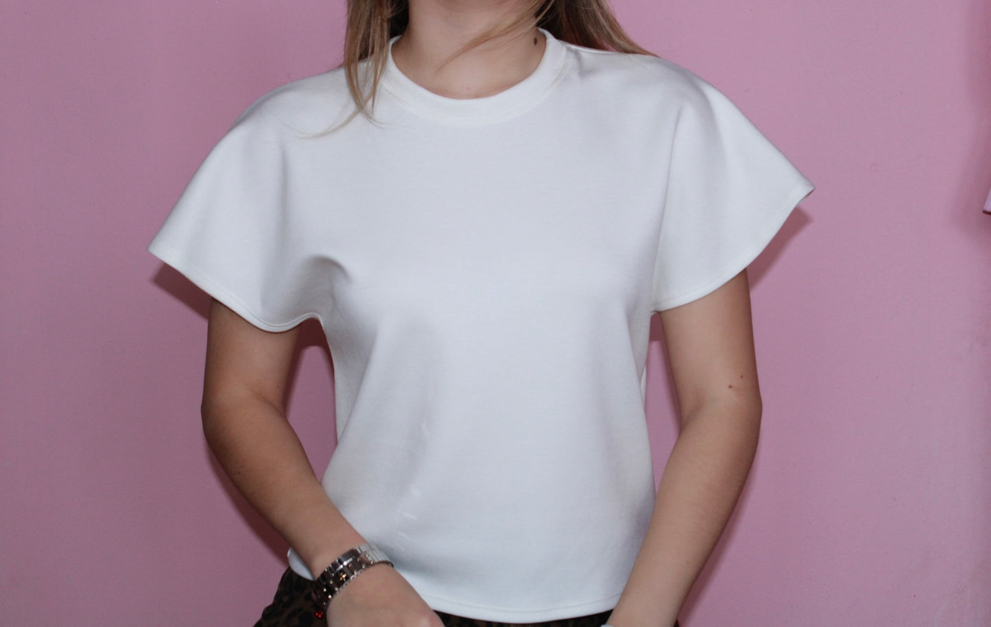 Blusa, color blanco #10955