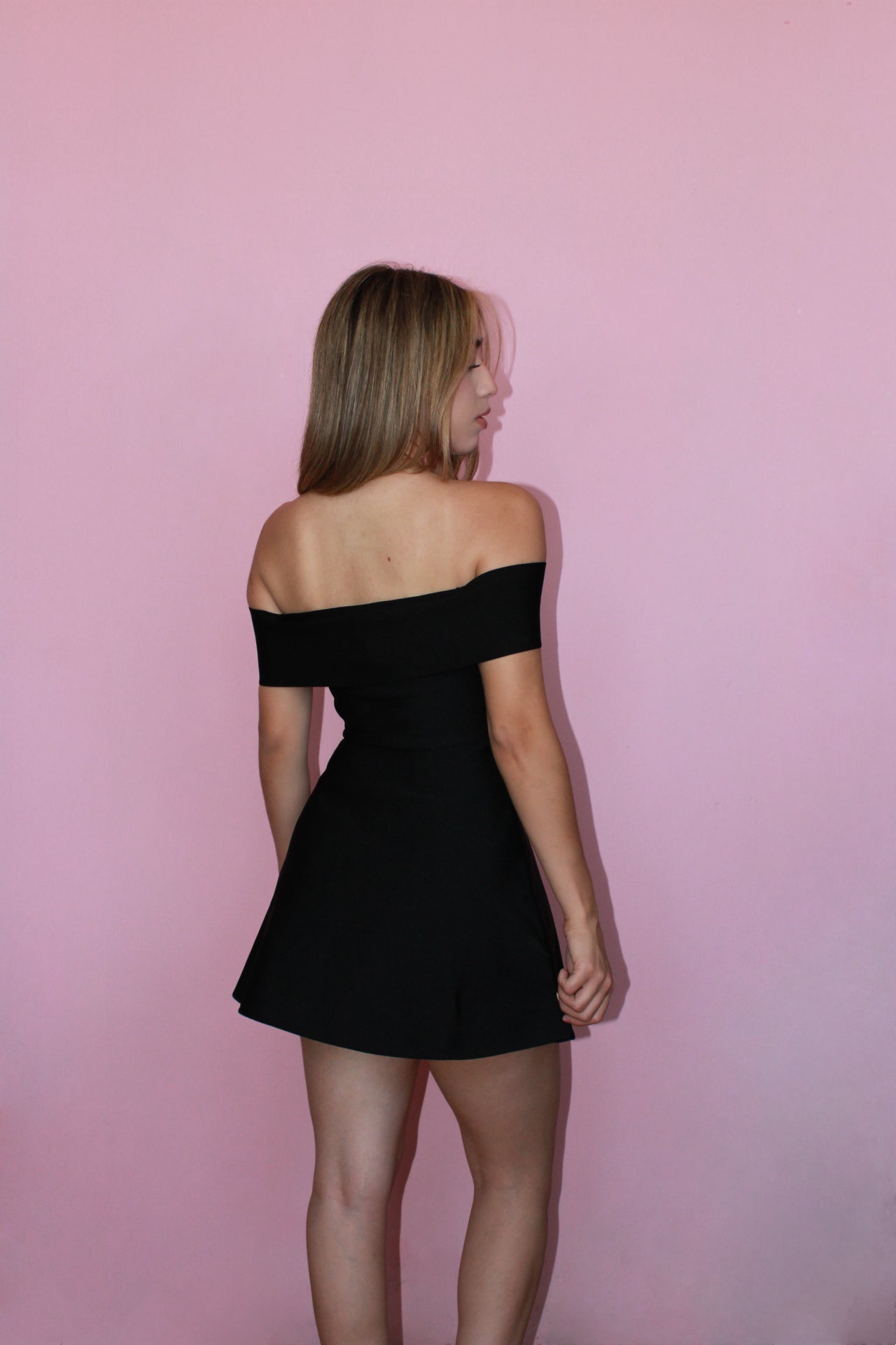 Vestido off shoulder megro bandage corte A #11353