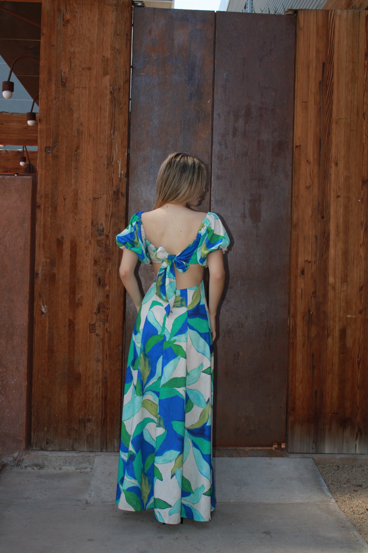 Vestido largo de colores #9909