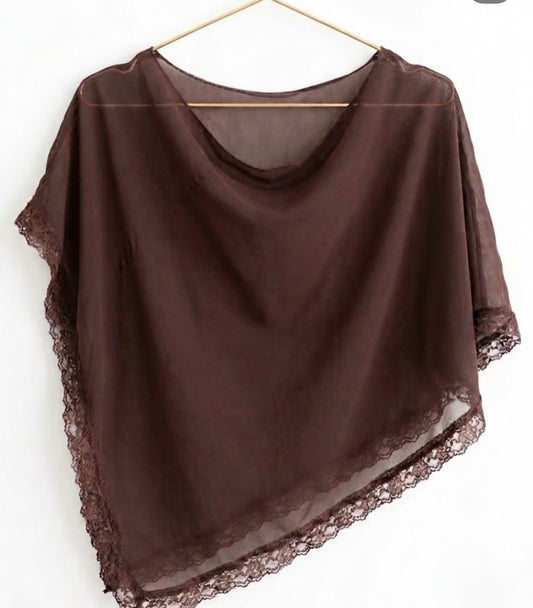 Blusa moka encaje #12032