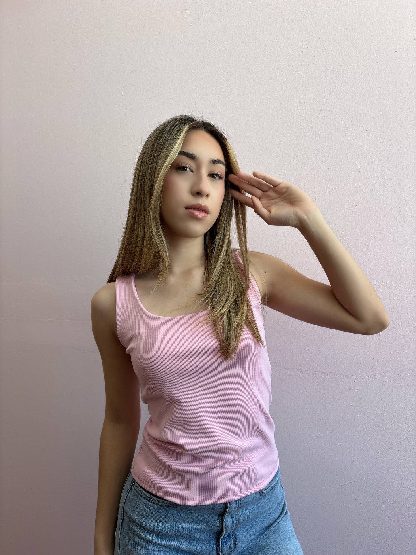 Tank top rosa clarito #11878