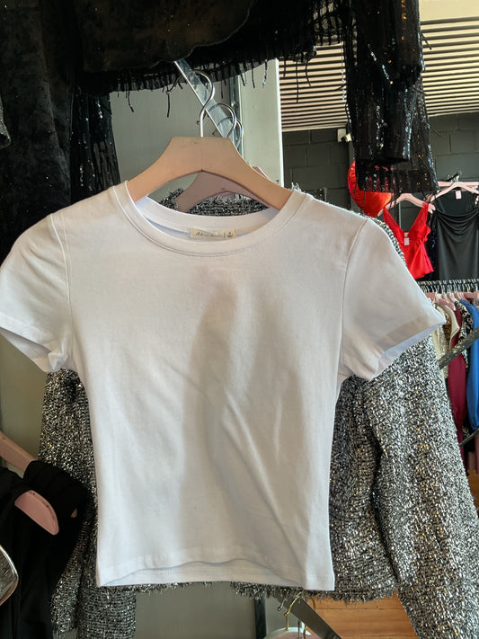 Blusa básica blanca #11826