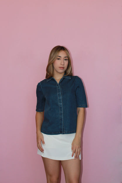 Blusa mezclilla #11361
