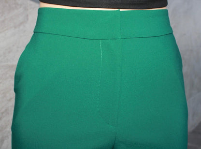 Traje verde oscuro de pantalón y saco #11586