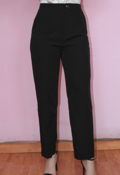 Pantalón de vestir negro #11788