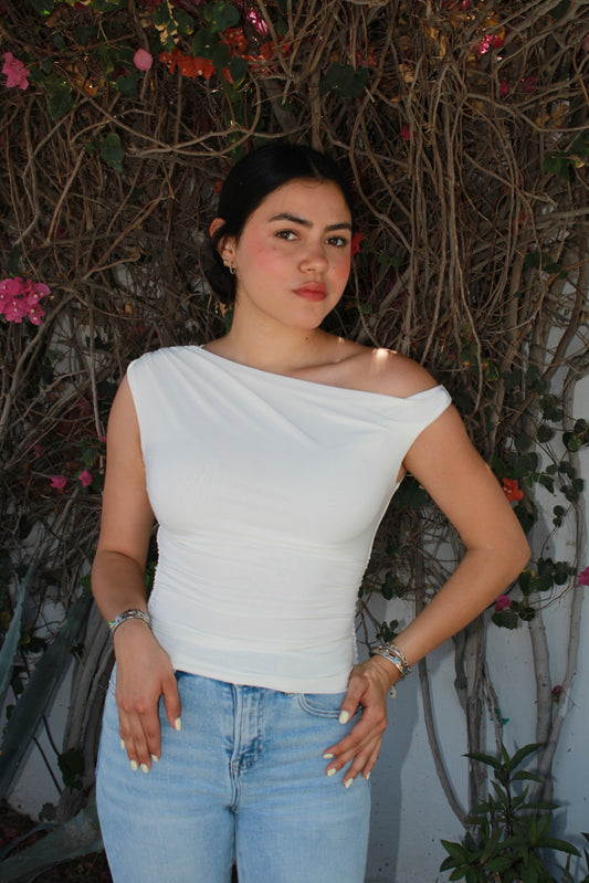 Top blanco #11190