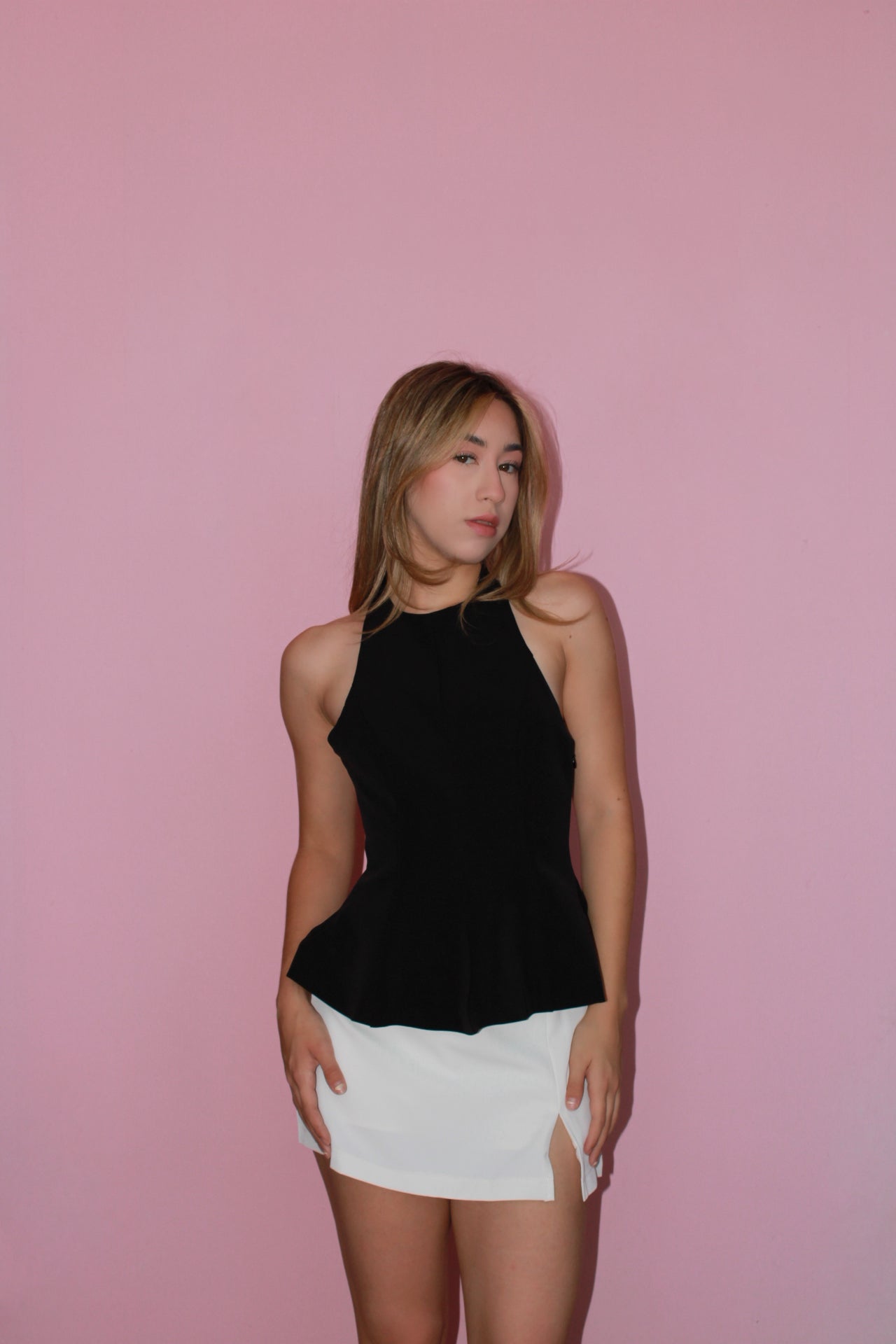 Top Negro Halter #11390