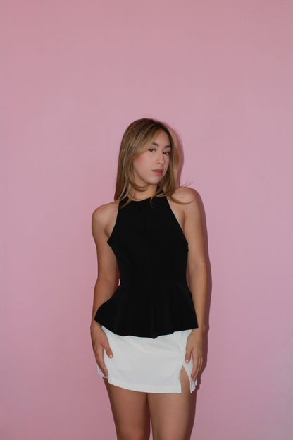 Top Negro Halter #11390