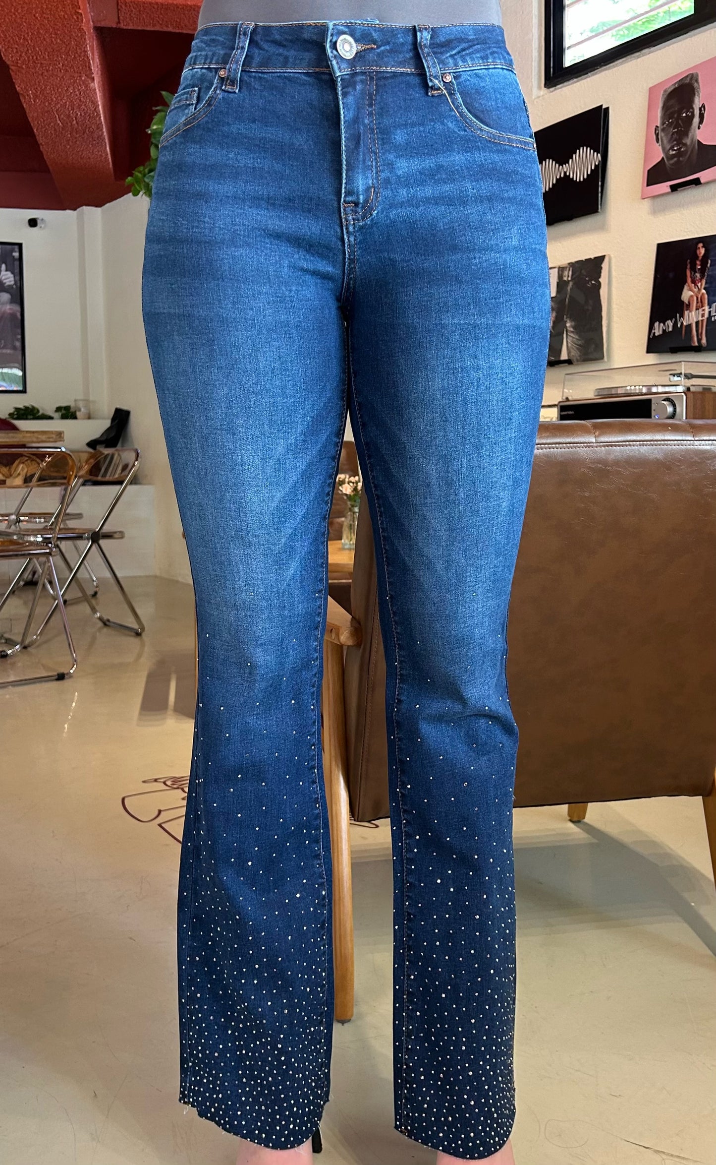 Pantalón con brillos  #11420￼