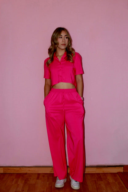 Set rosa fucsia suelto #11340