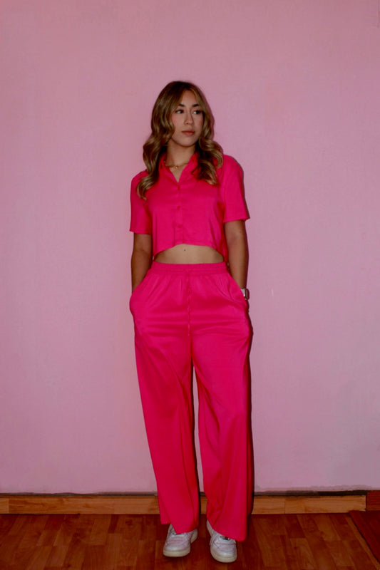Set rosa fucsia suelto #11340
