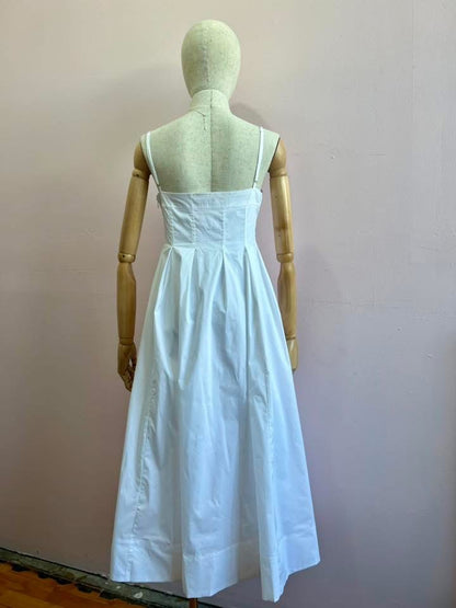 Vestido de tirantes blanco #11939￼
