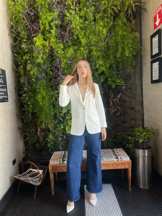 Blazer blanco #11848￼