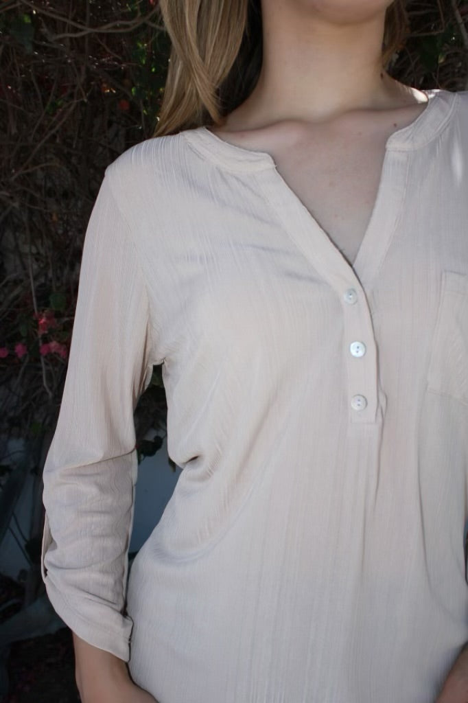 Camisa, beige Plus #11228
