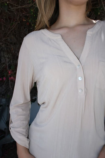 Camisa, beige Plus #11228