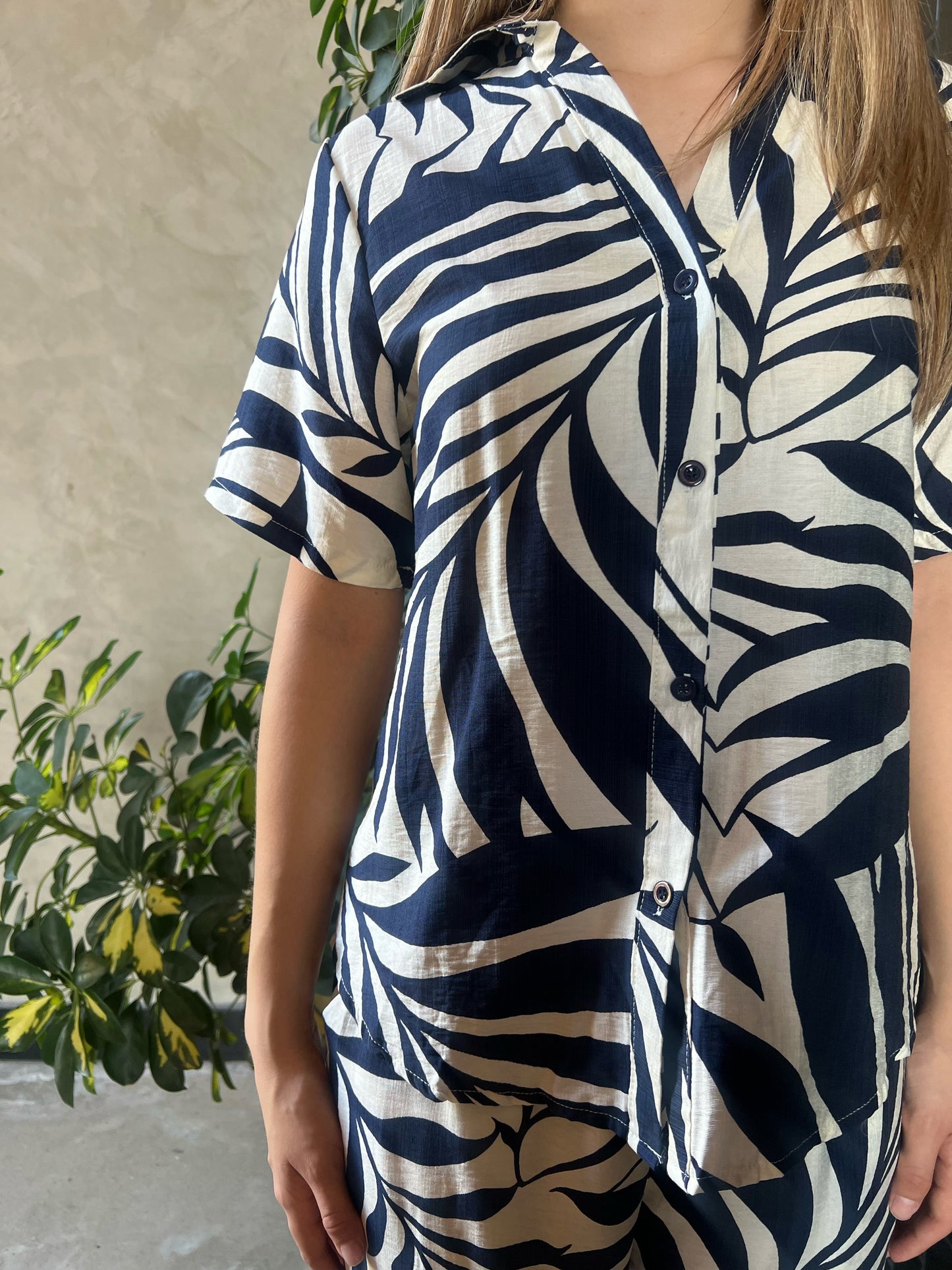 Set verano con diseño azul marino#11852