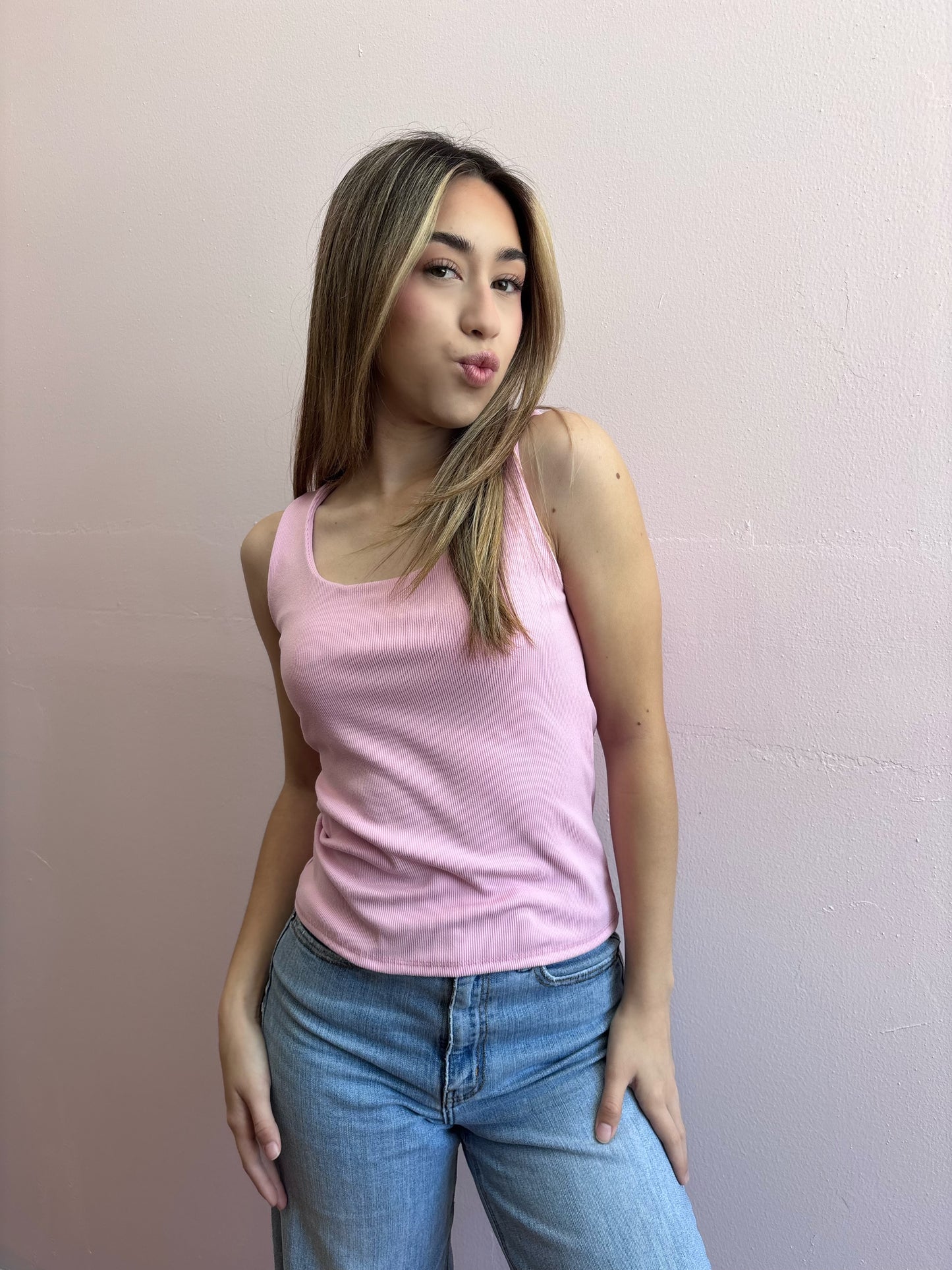 Tank top rosa clarito #11878