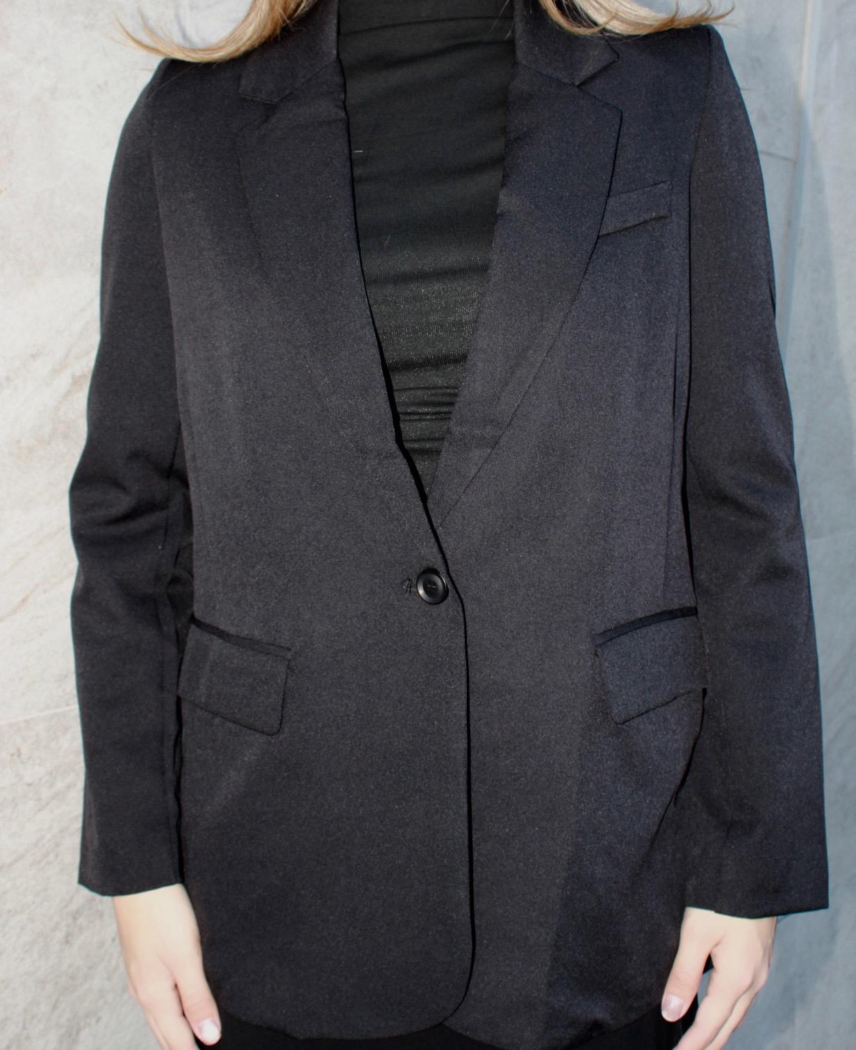 Blazer negro ￼#11580