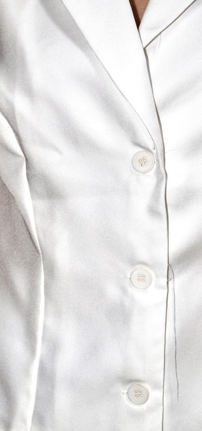 Chaleco blanco con espalda descubierta #11315