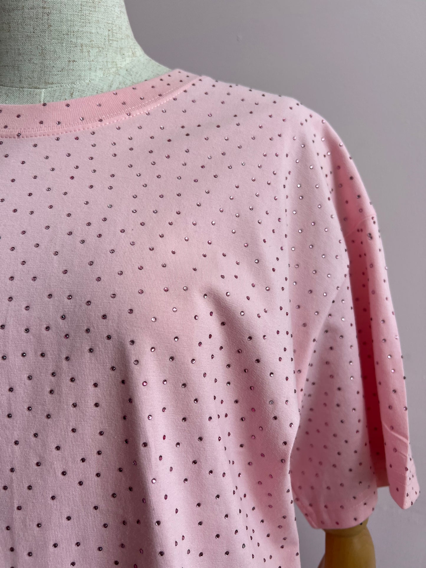 Blusa rosa de brillos #11929￼