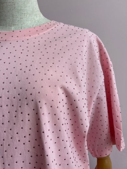 Blusa rosa de brillos #11929￼