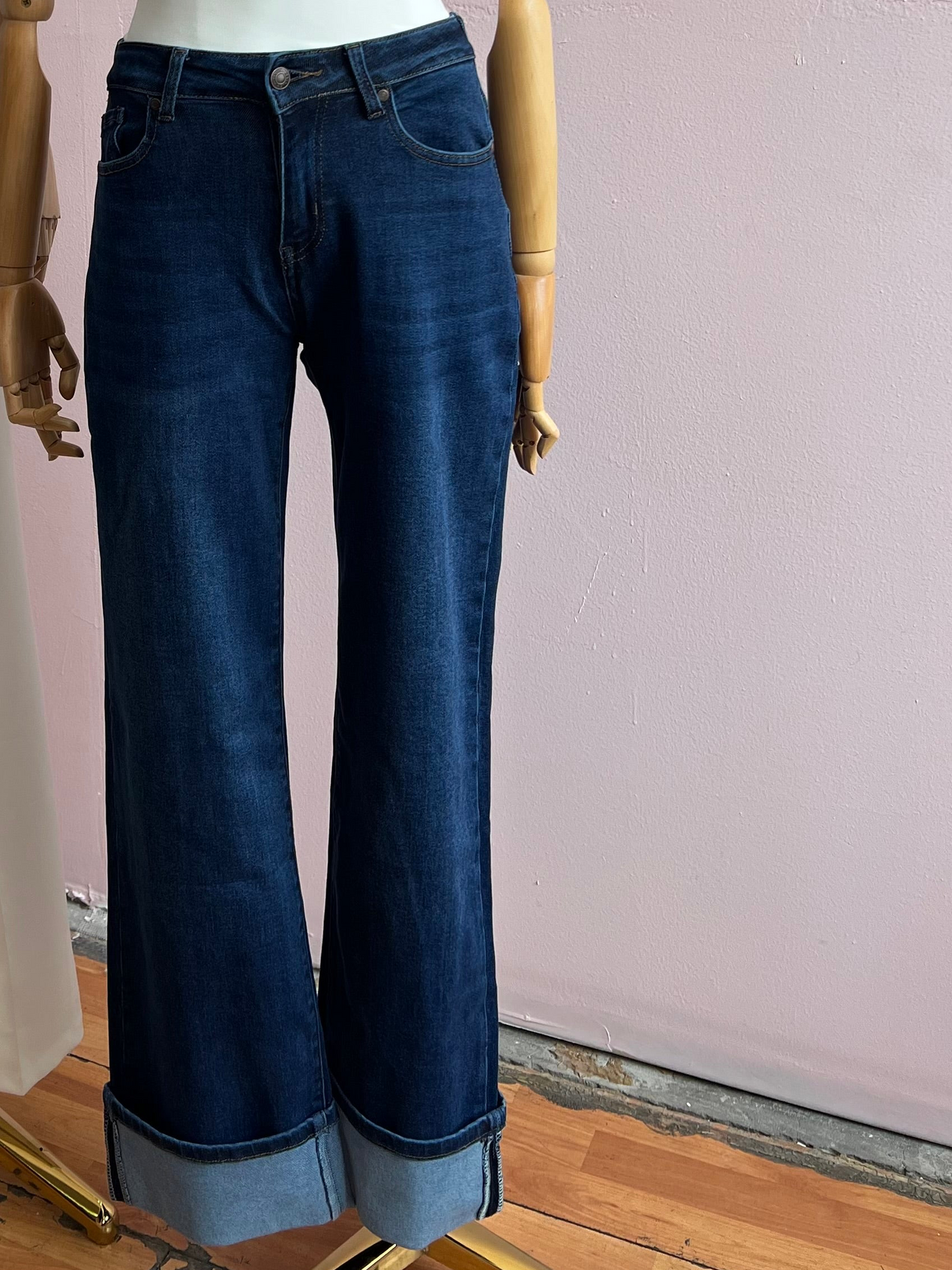 Pantalón mezclilla azul oscuro #11921