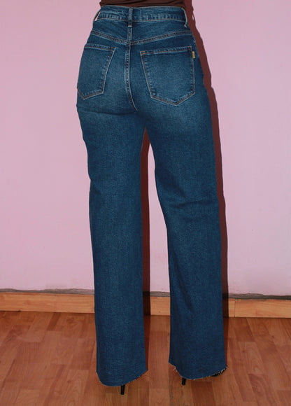 Jeans azul oscuro sin bastilla #11346