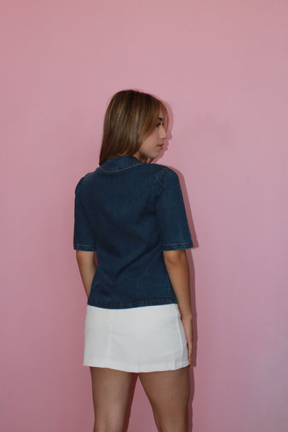 Blusa mezclilla #11361