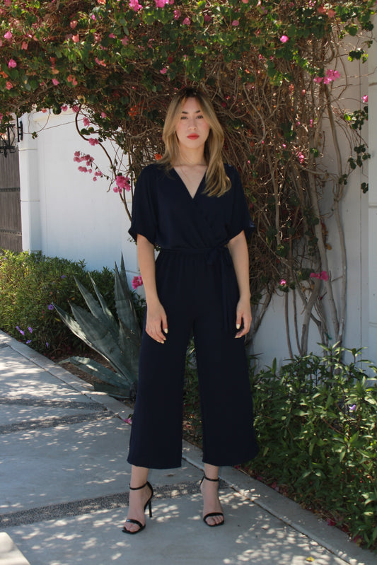 Jumpsuit azul marino #11223