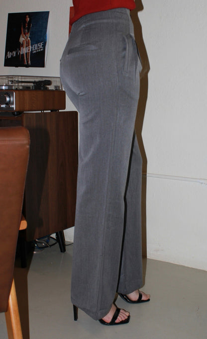 Pantalón gris con pinzas #11419￼