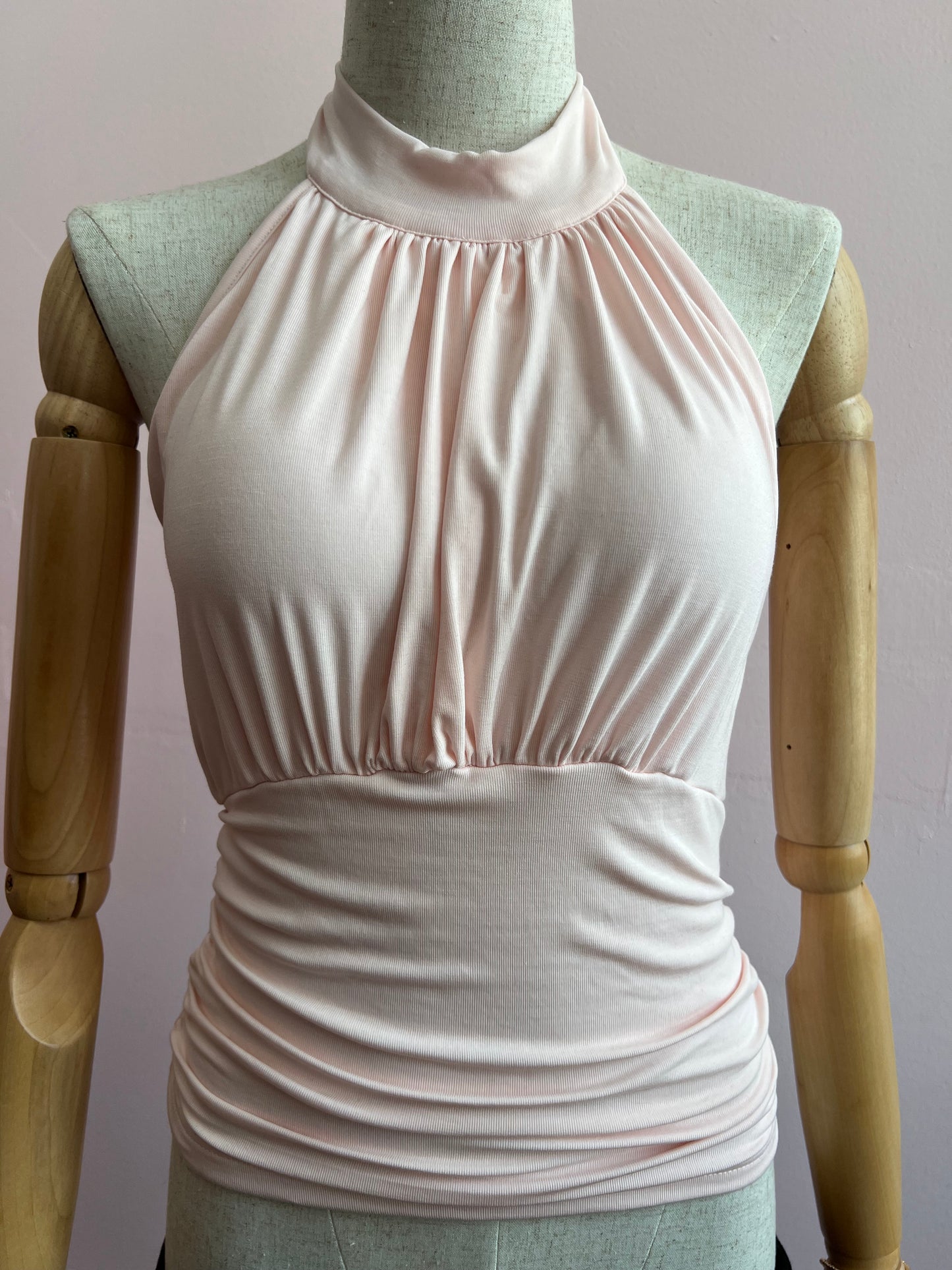 Blusa rosa Halter #11926￼
