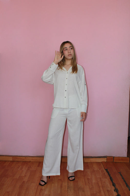 Set blanco manta ￼#11383