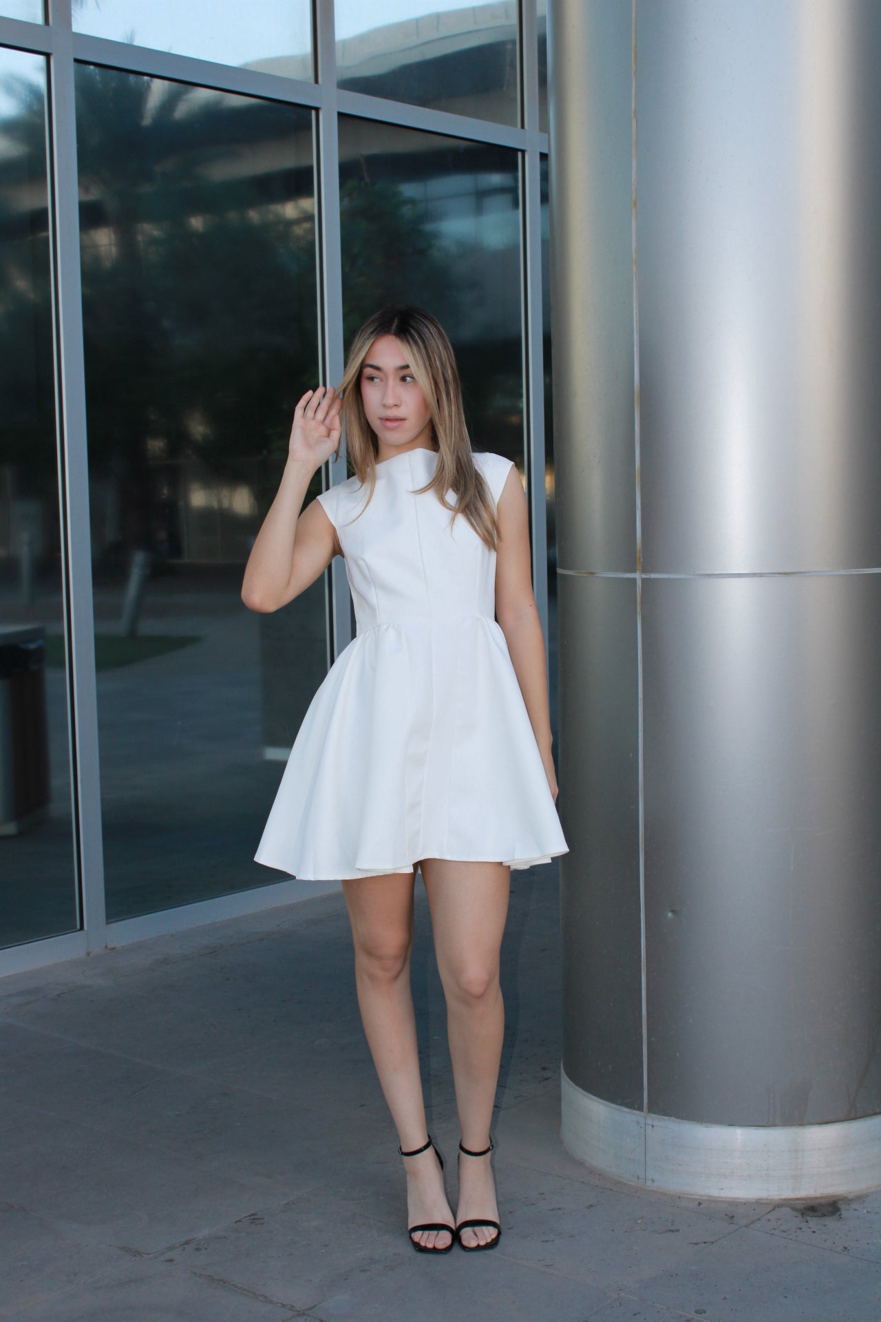 Vestido blanco, corte￼A #11538