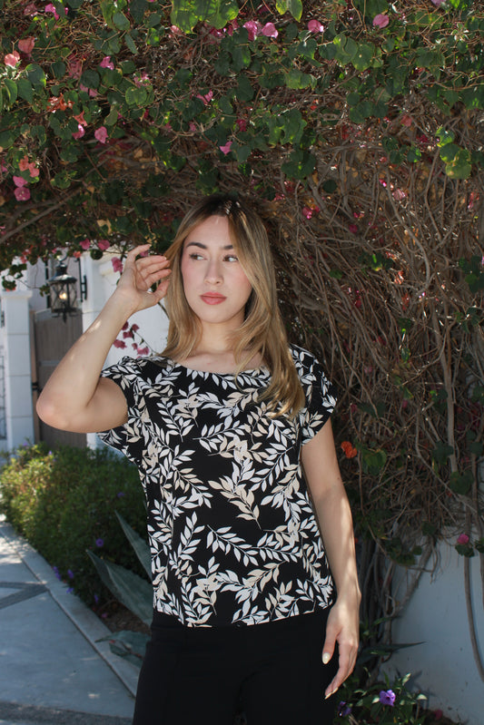 Blusa con estampado. #11199
