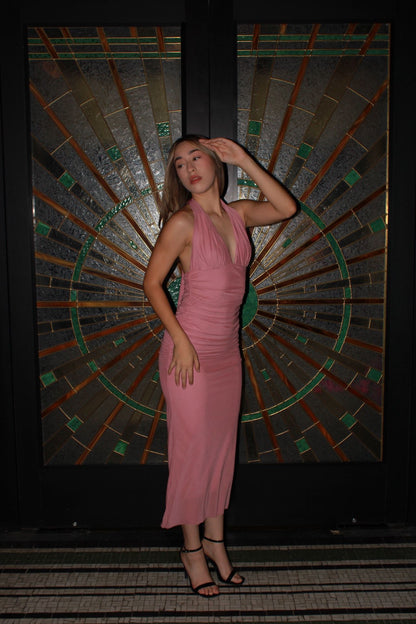 Vestido, rosa, pastel. #11394