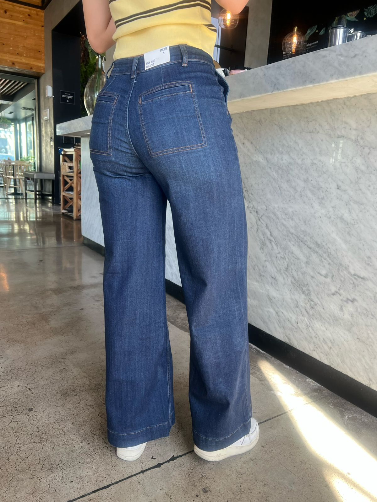 Jeans recto  azul fuerte #11817