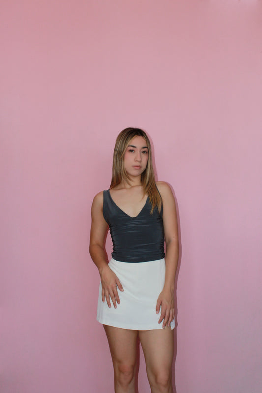 Blusa lycra gris #11386