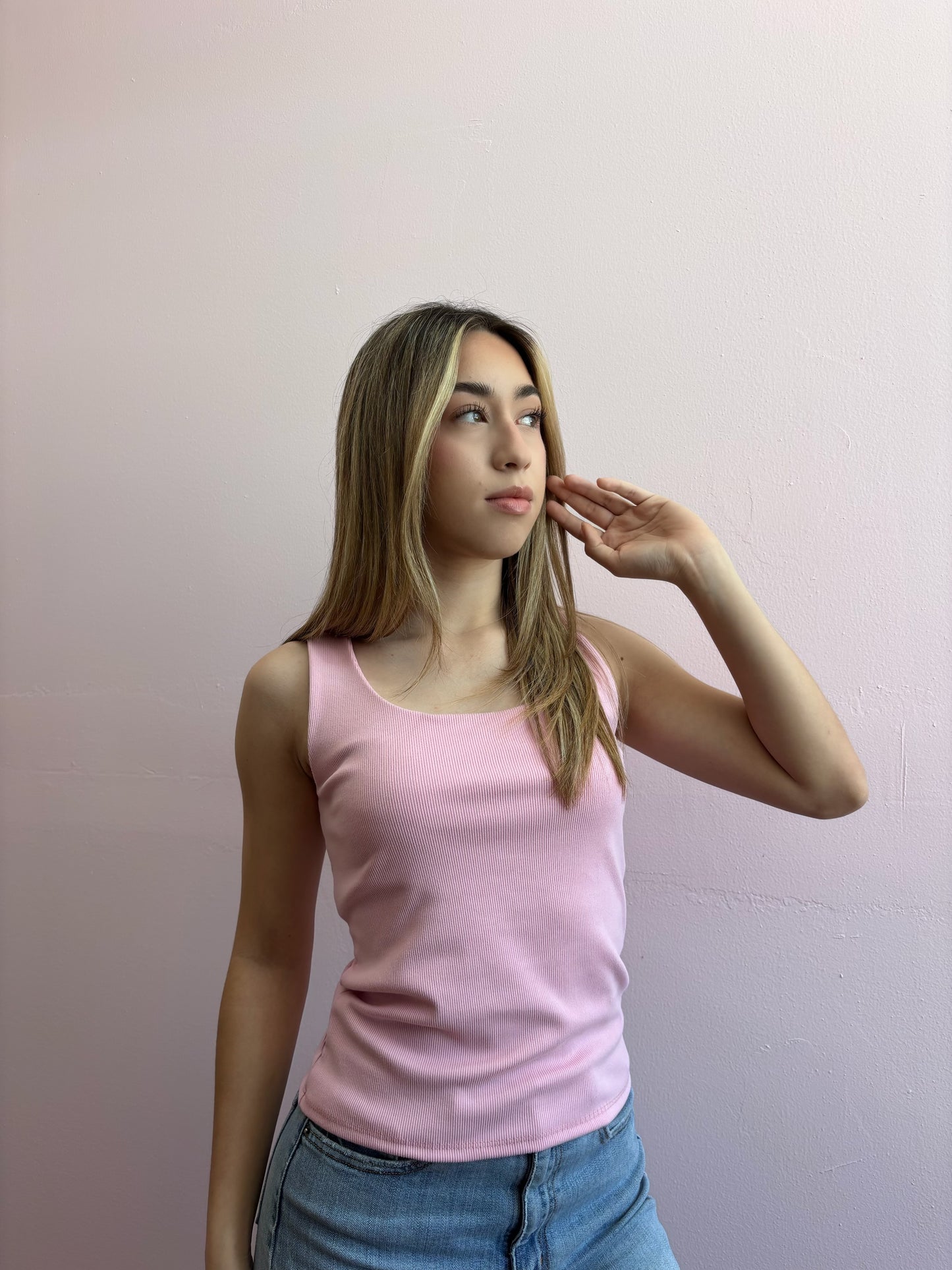 Tank top rosa clarito #11878