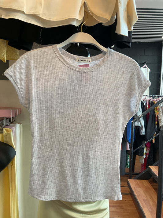 Blusa gris básica #11792
