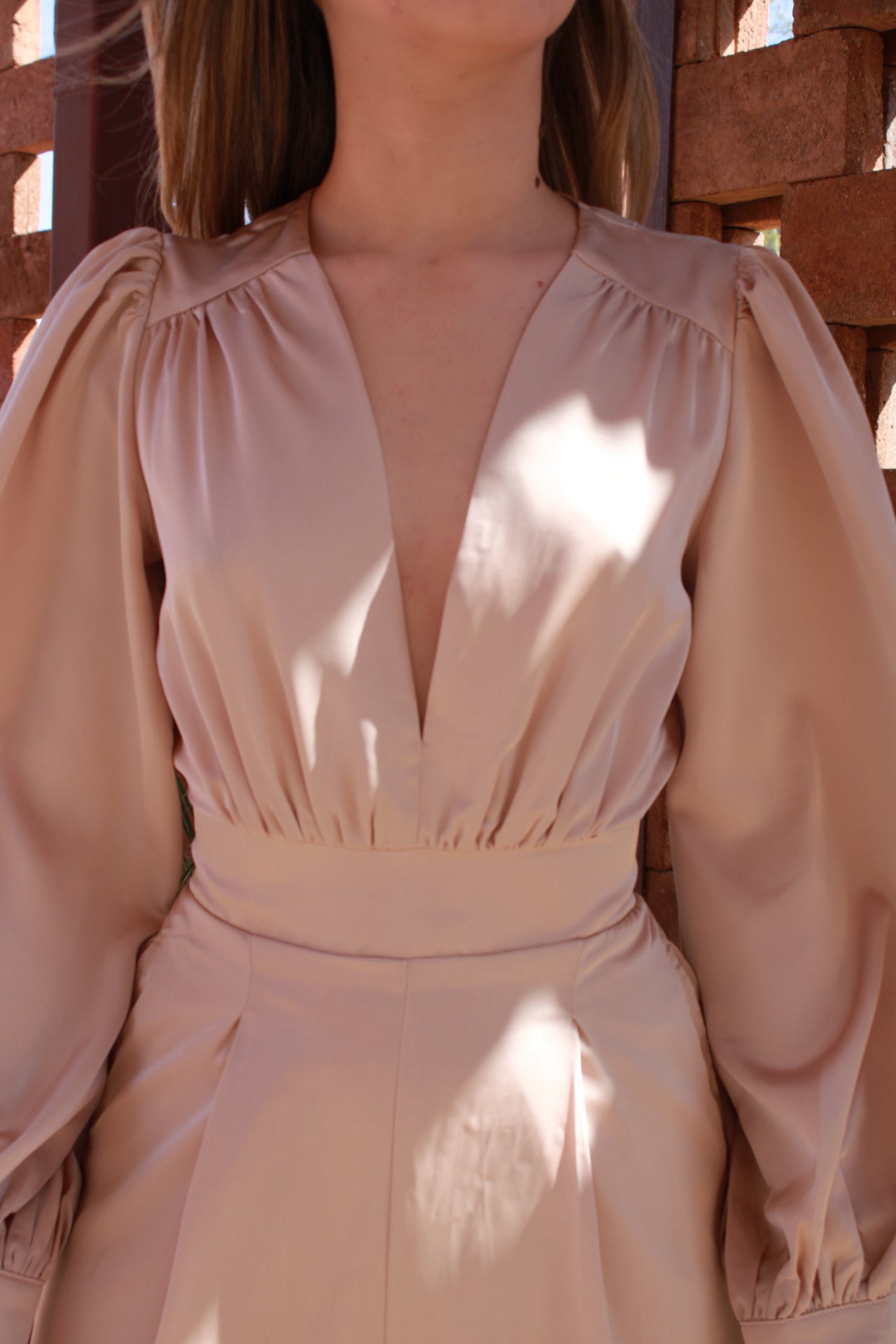 Jumpsuit beige #11029